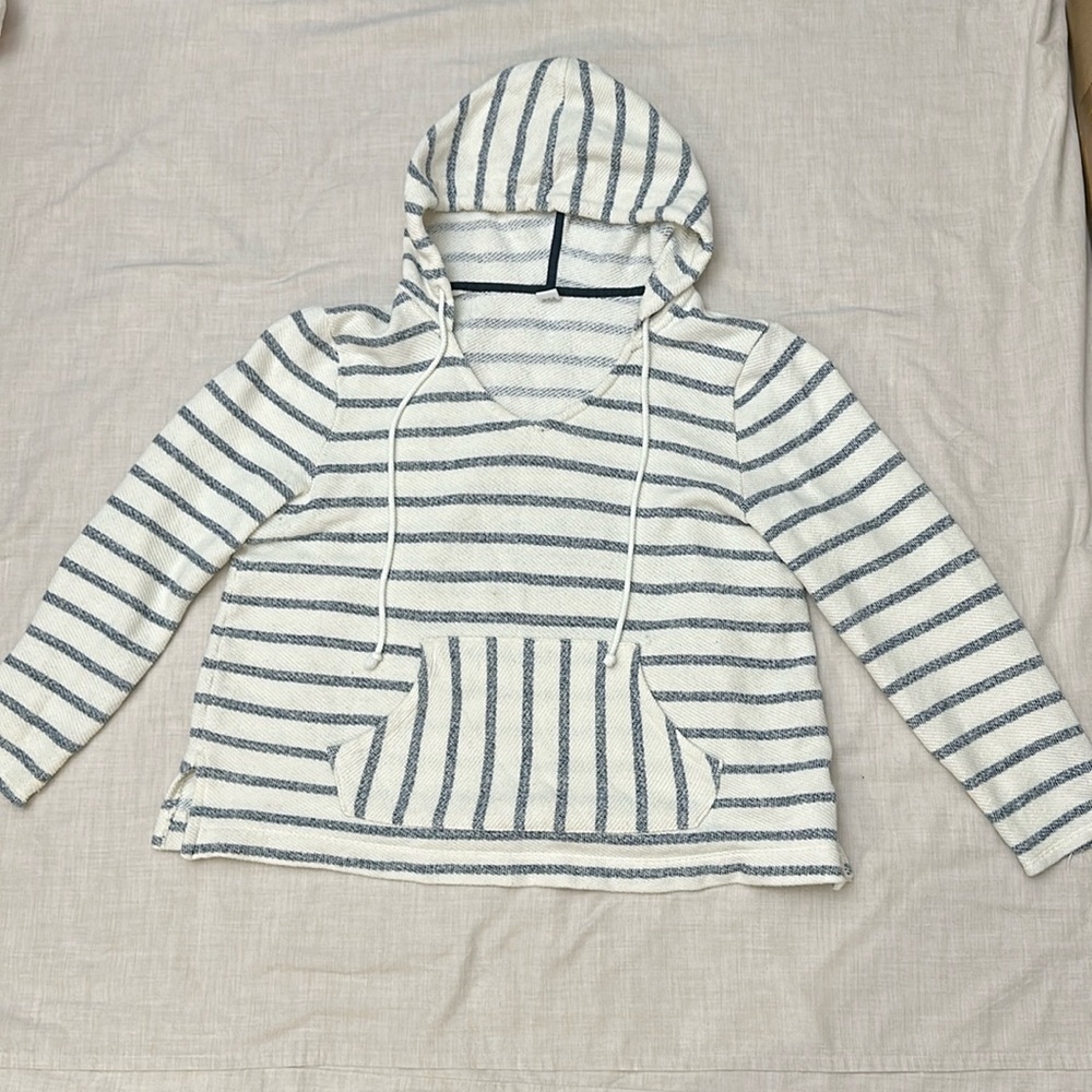 Old Navy Women’s Striped Pullover Hoodie Size Large - Picture 3 of 6